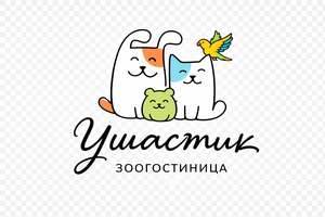 Зоогостиница Ушастик — логотип